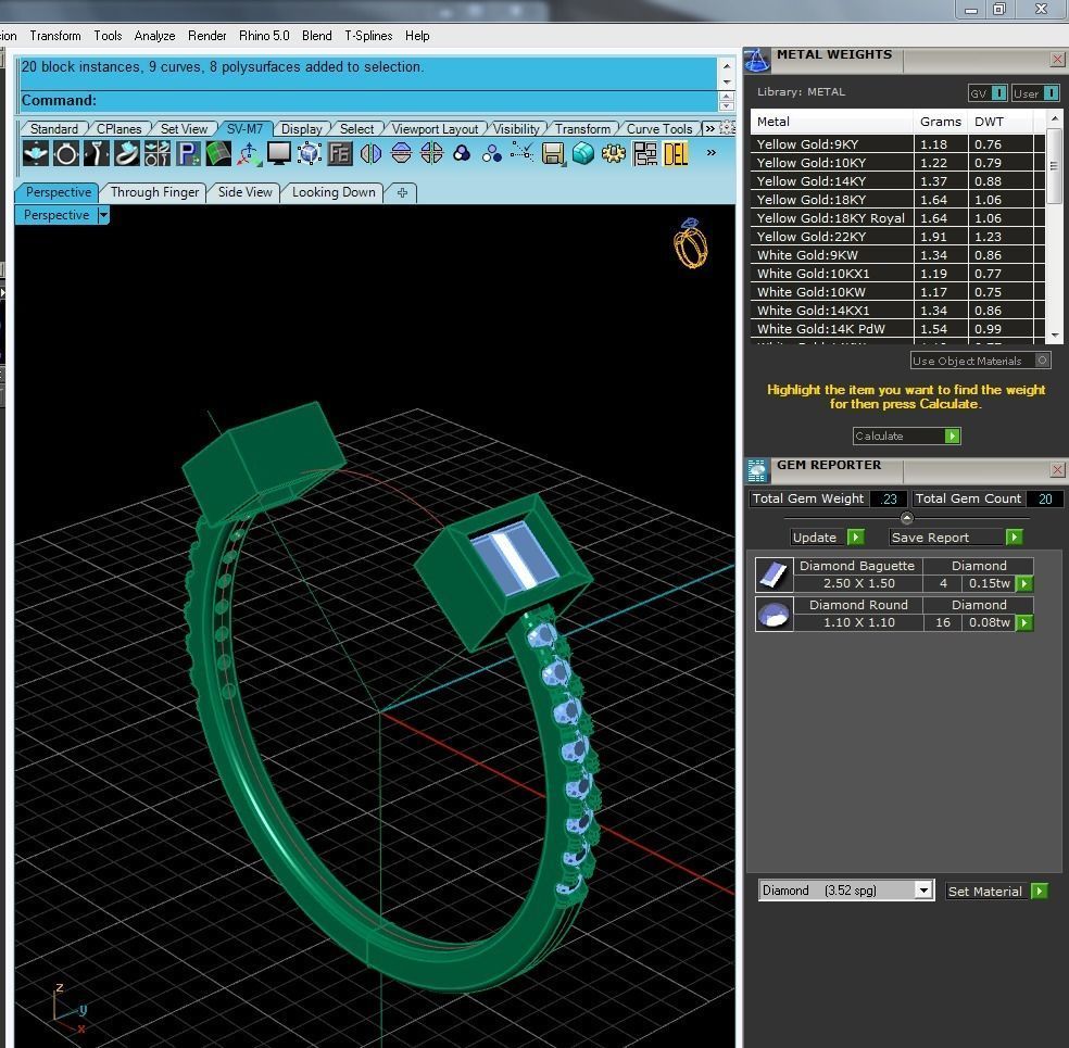 Women solitaire ring 3dm stl render detail 3D print model_9