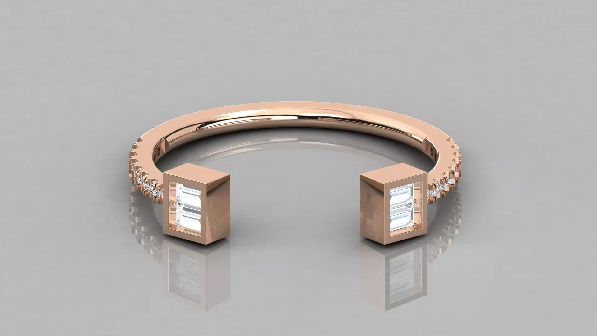 Women solitaire ring 3dm stl render detail 3D print model_0