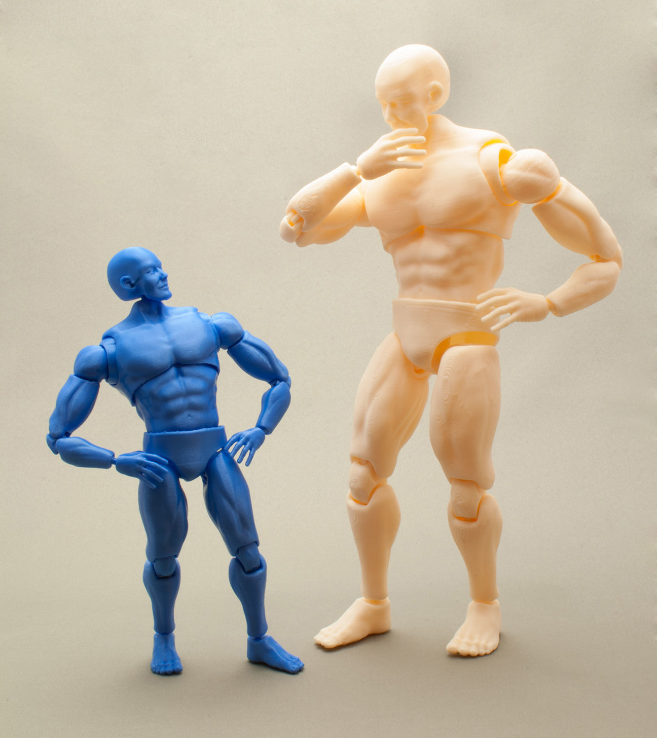 Articulated Poseable Male Figure 3D print model_2