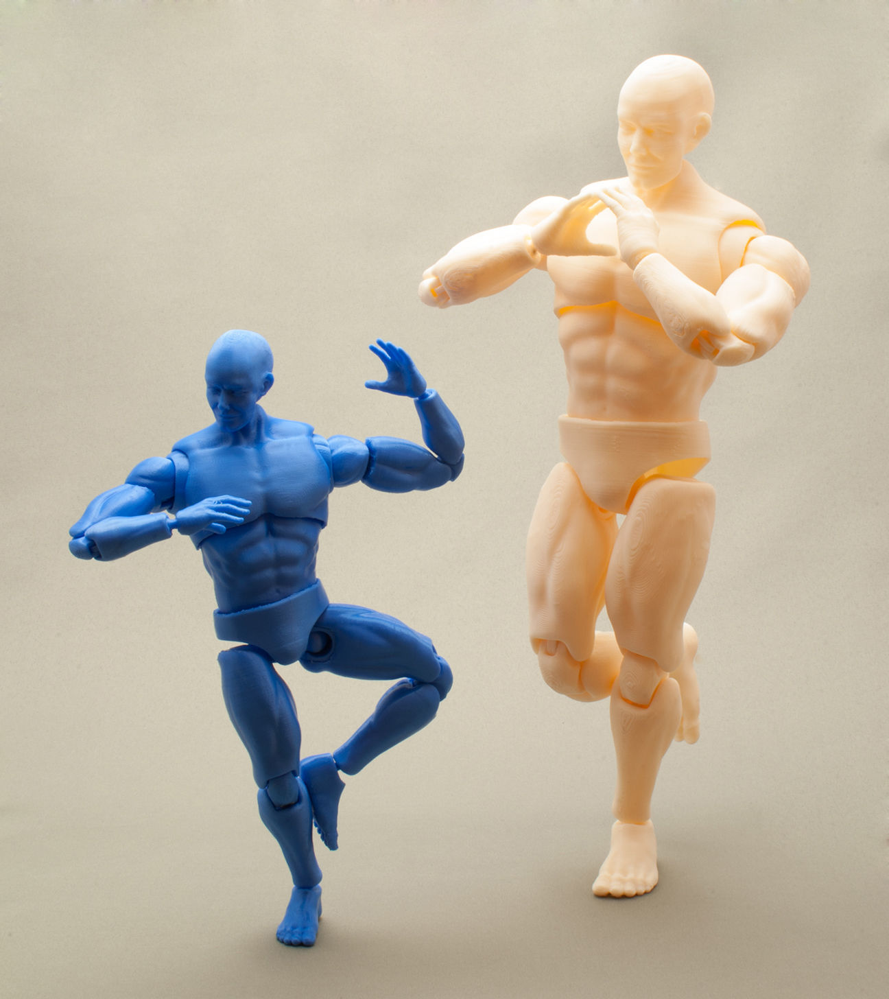 Articulated Poseable Male Figure 3D print model_4