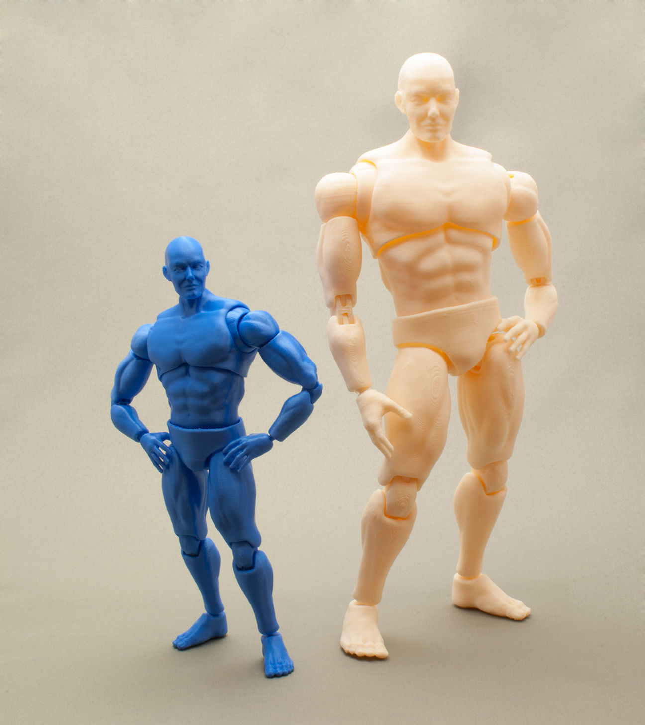 Articulated Poseable Male Figure 3D print model_3
