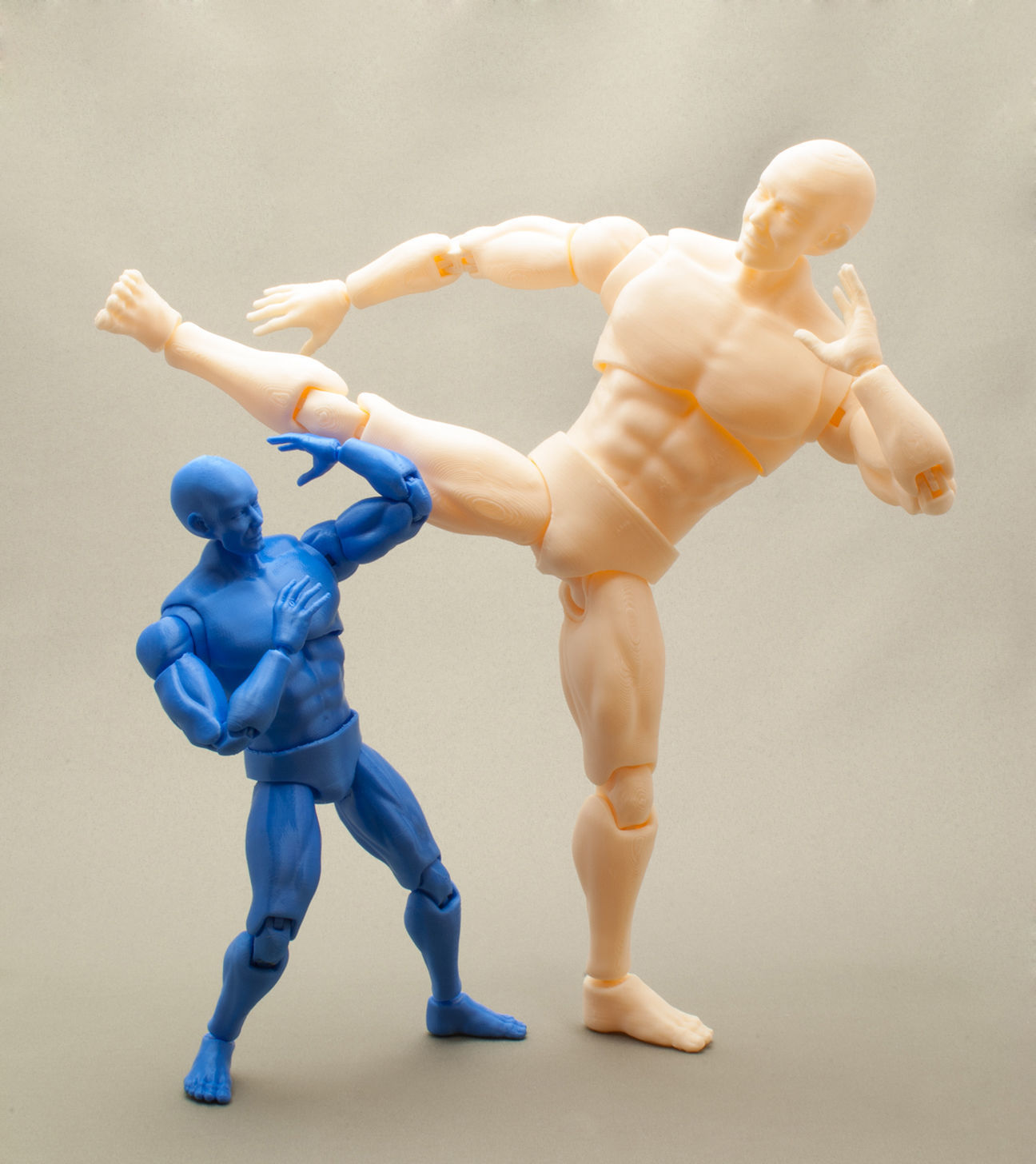 Articulated Poseable Male Figure 3D print model_5