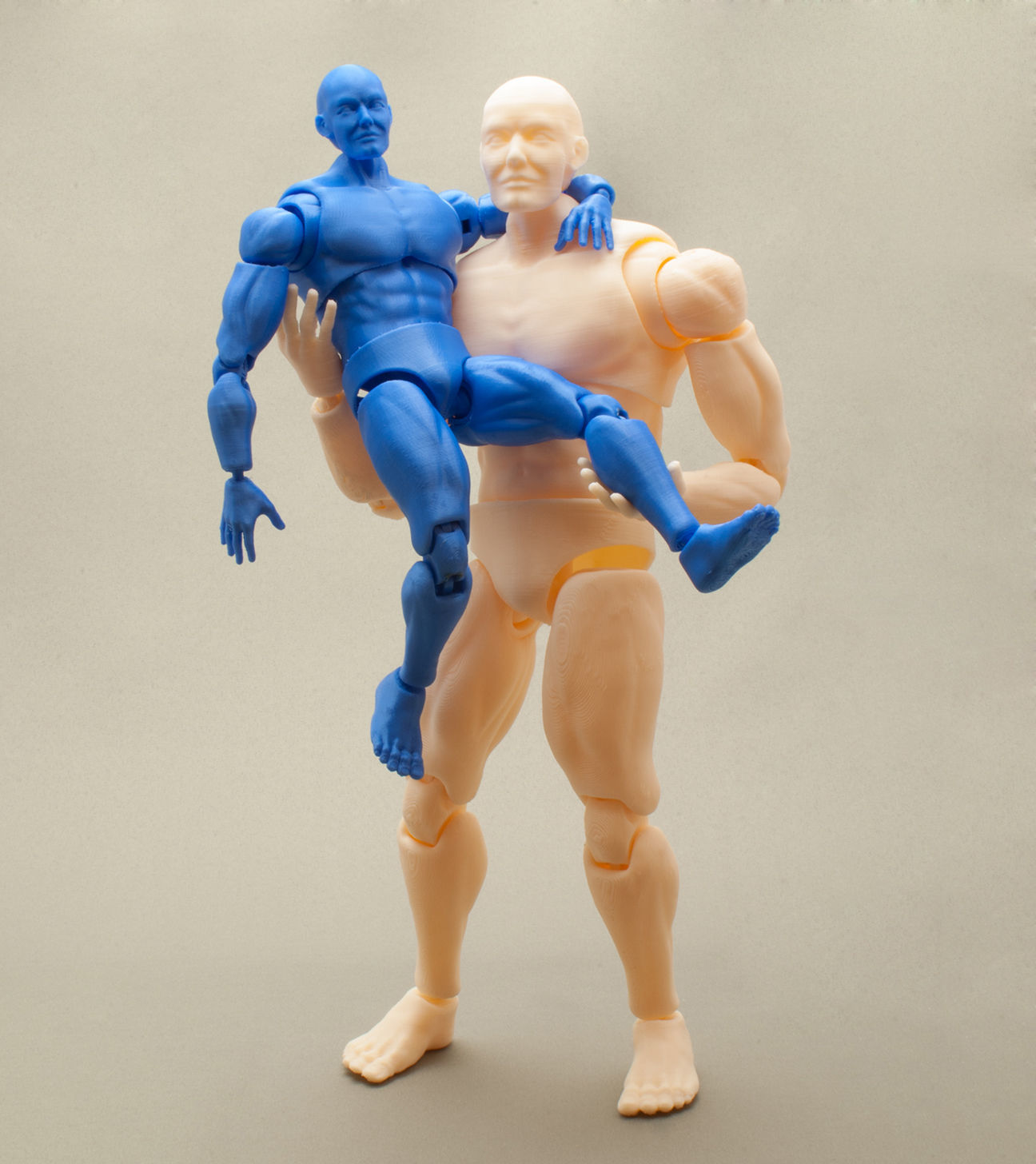 Articulated Poseable Male Figure 3D print model_6