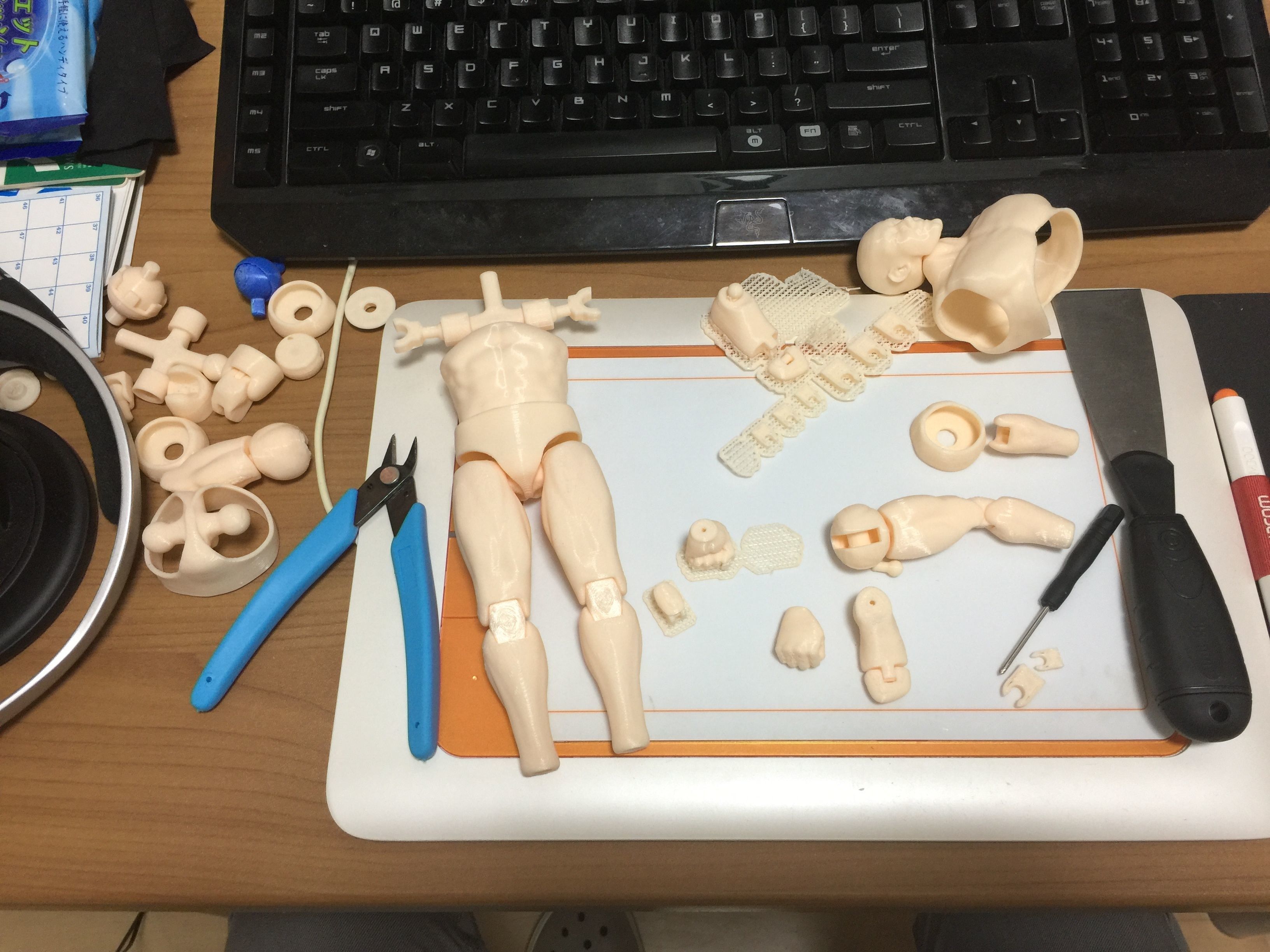 Articulated Poseable Male Figure 3D print model_10