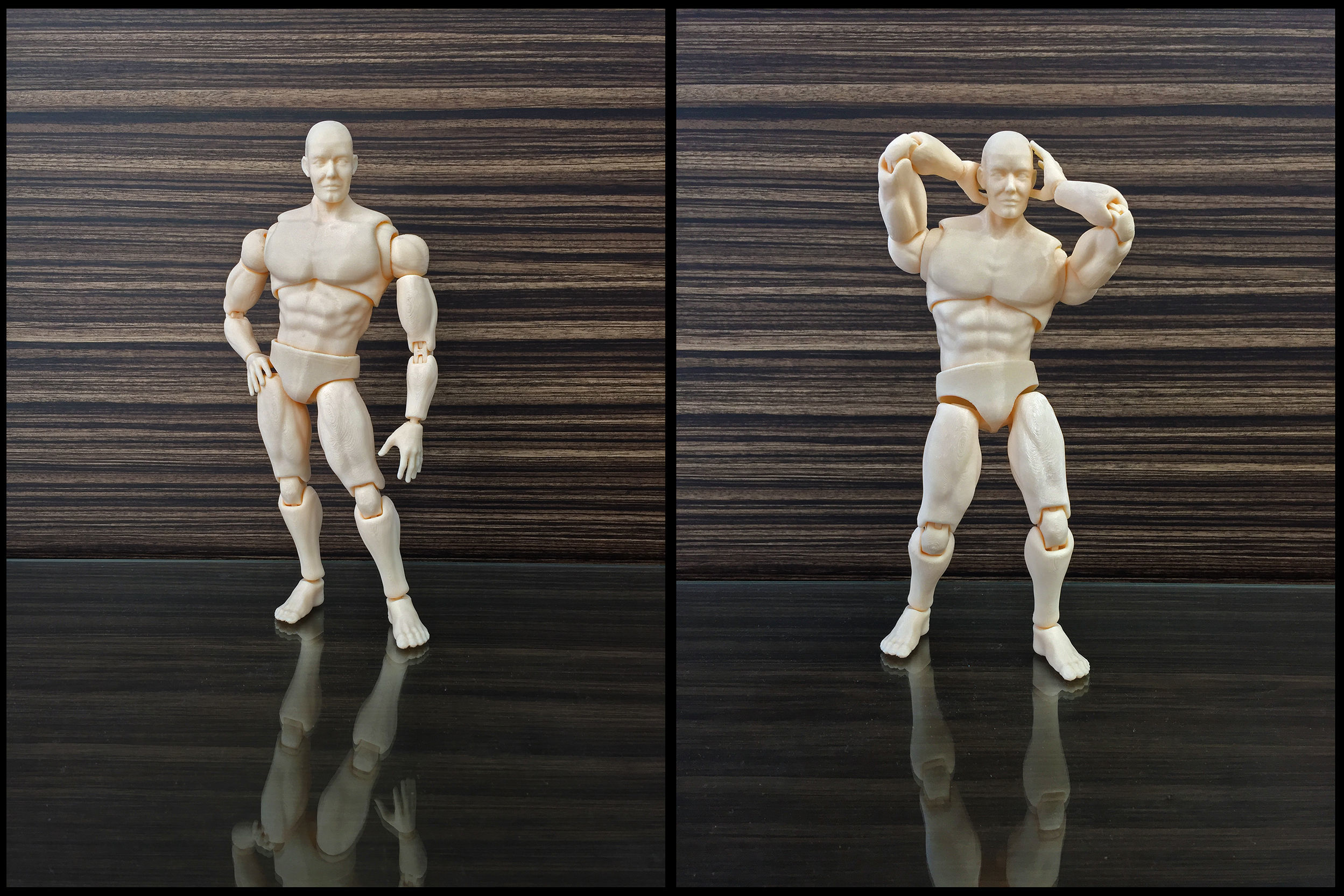 Articulated Poseable Male Figure 3D print model_9