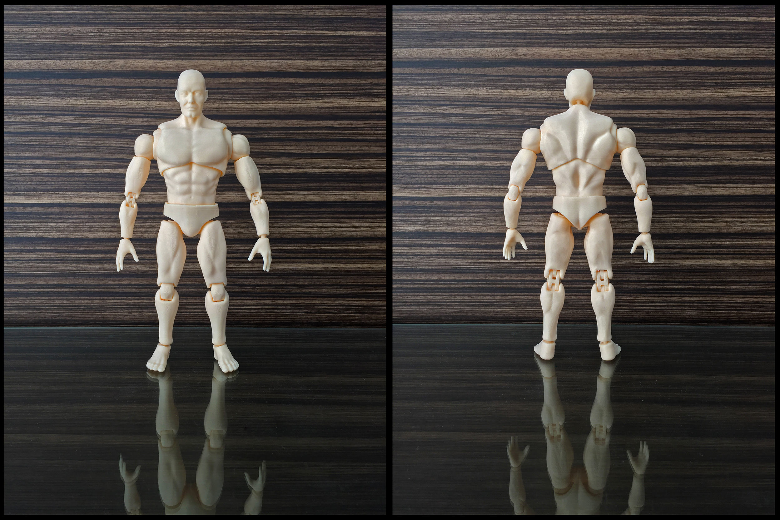 Articulated Poseable Male Figure 3D print model_8