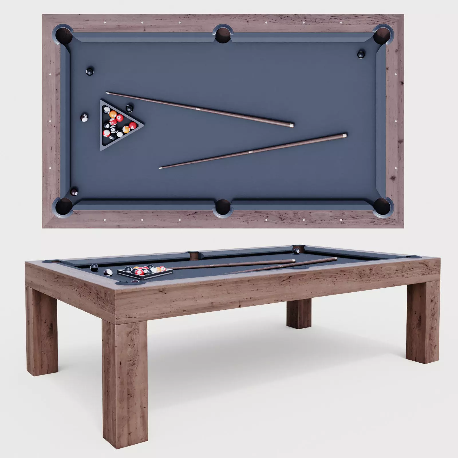 BRUNSWICK PARSONS BILLIARDS TABLE 3D model_0