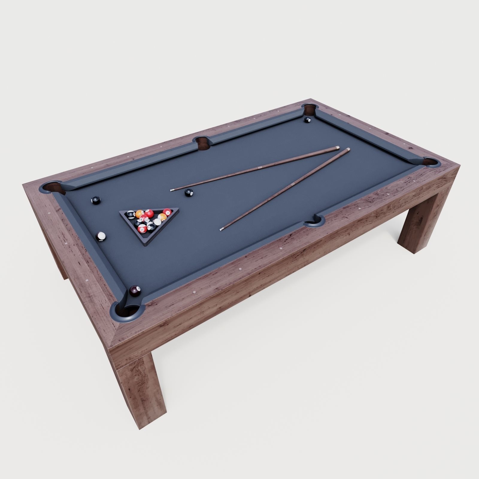 BRUNSWICK PARSONS BILLIARDS TABLE 3D model_2