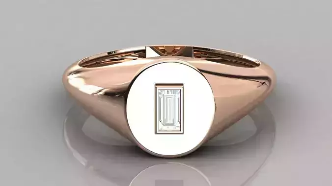 Women solitaire ring 3dm stl render detail  3D print model