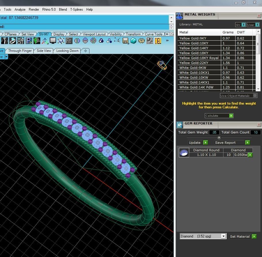 Women solitaire ring 3dm stl render detail 3D print model_9