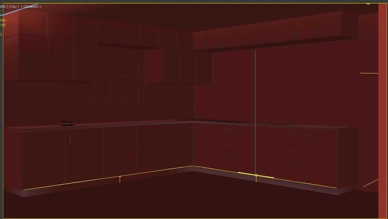 kitchen design 3D model_3