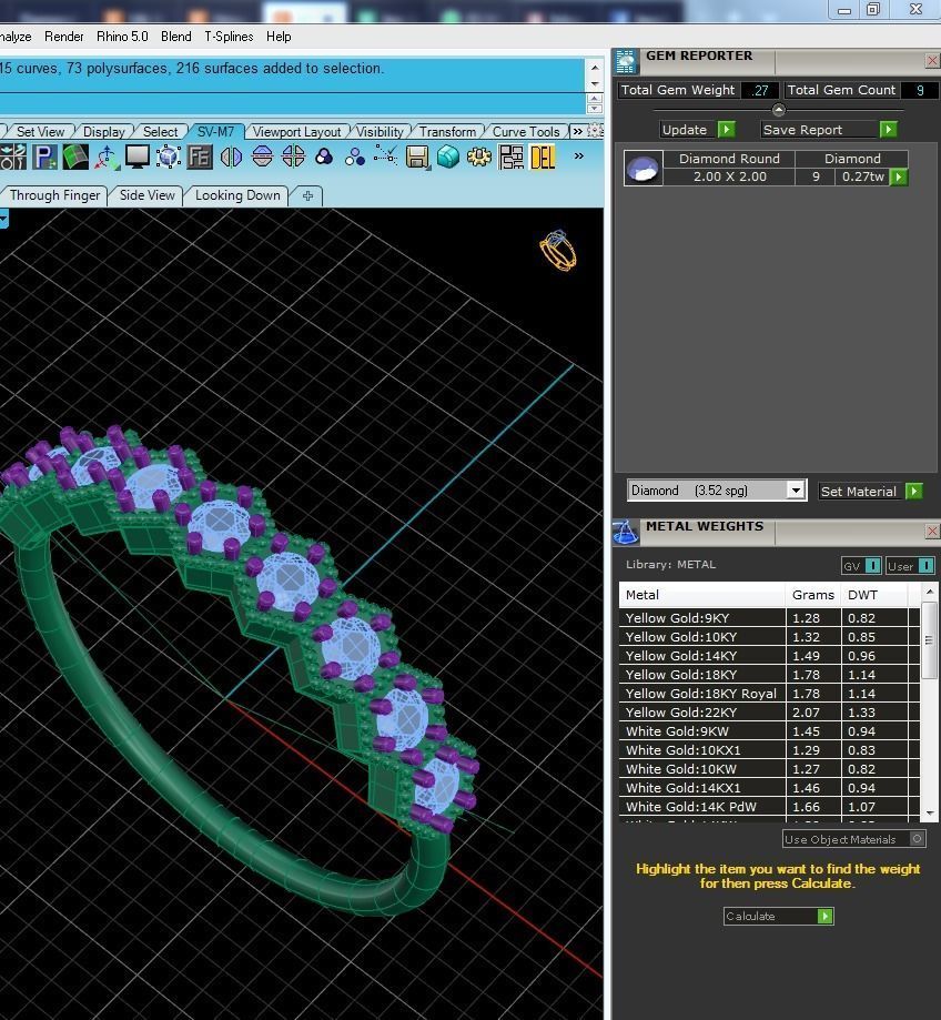 Women solitaire ring 3dm stl render detail  3D print model_9