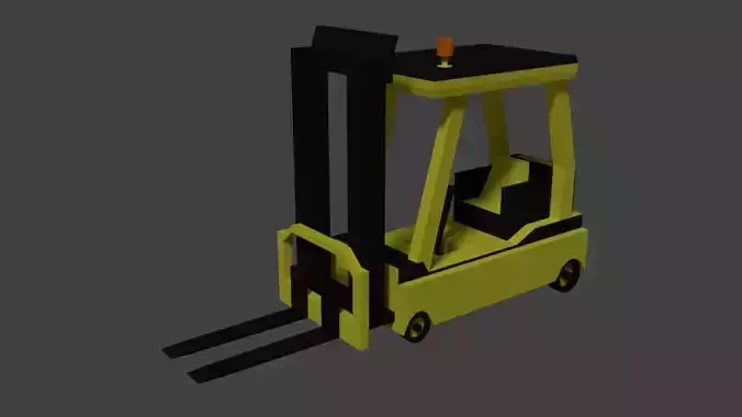 Low Poly Forklift