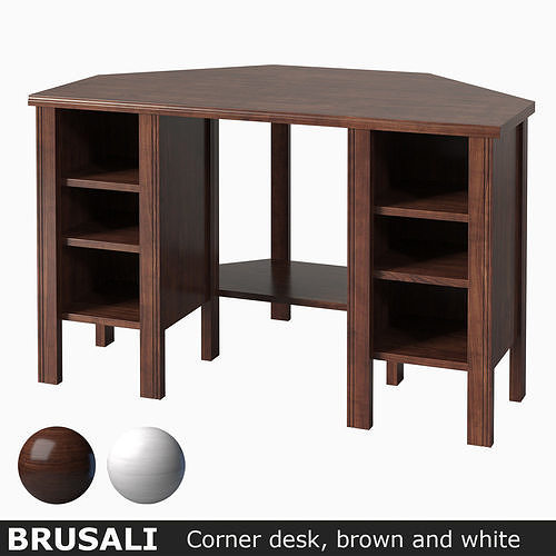 BRUSALI Corner desk 3D model