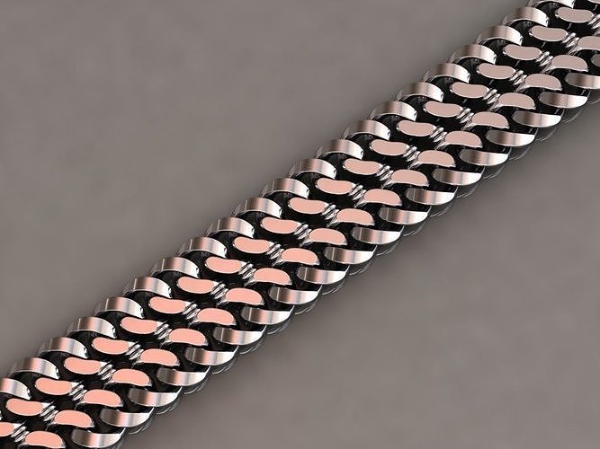 Chain Bracelets 23 3D print model