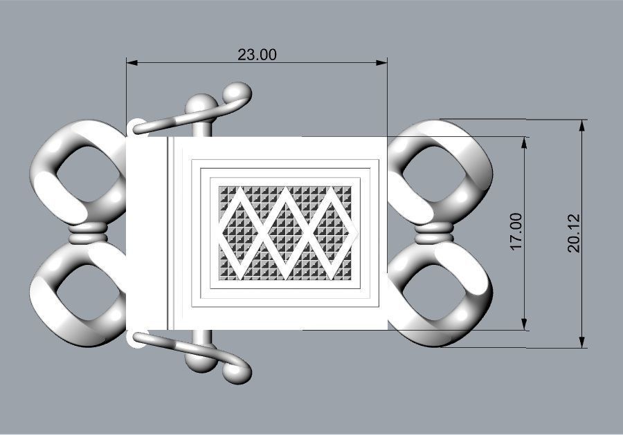 Chain Bracelets 23 3D print model_12
