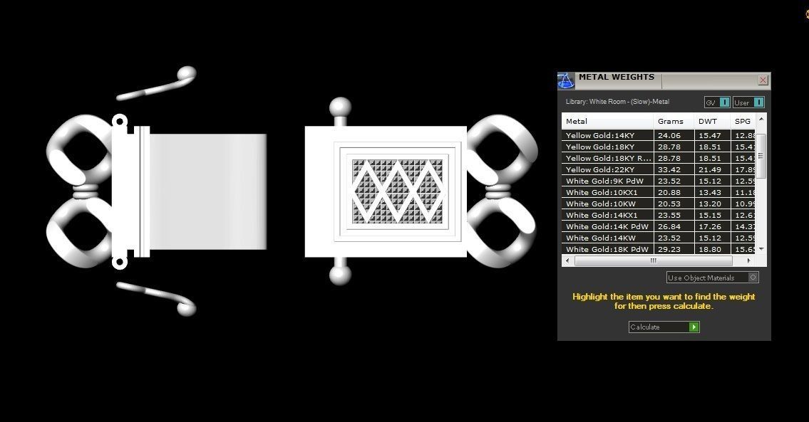 Chain Bracelets 23 3D print model_15