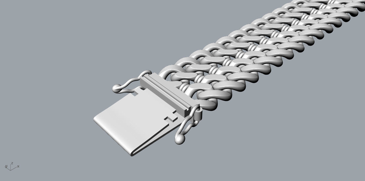 Chain Bracelets 23 3D print model_6