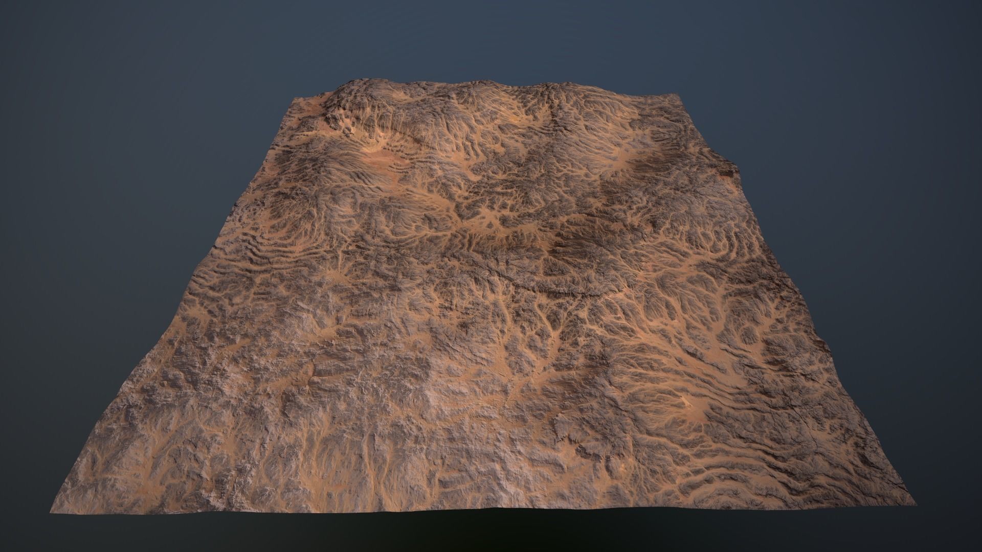 Arid Land PBR GameReady Low-poly 3D model_6