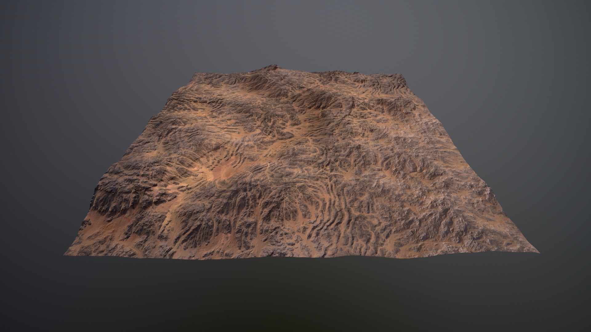 Arid Land PBR GameReady Low-poly 3D model_5