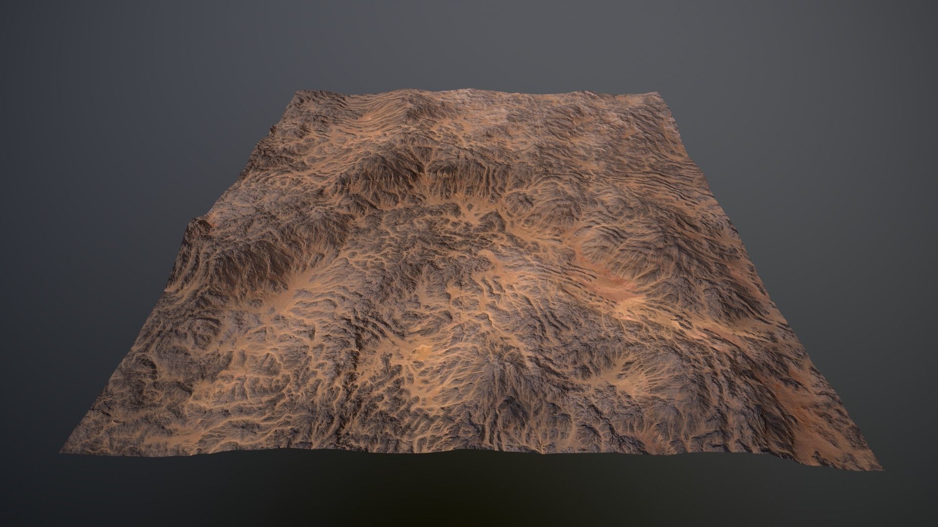 Arid Land PBR GameReady Low-poly 3D model_9