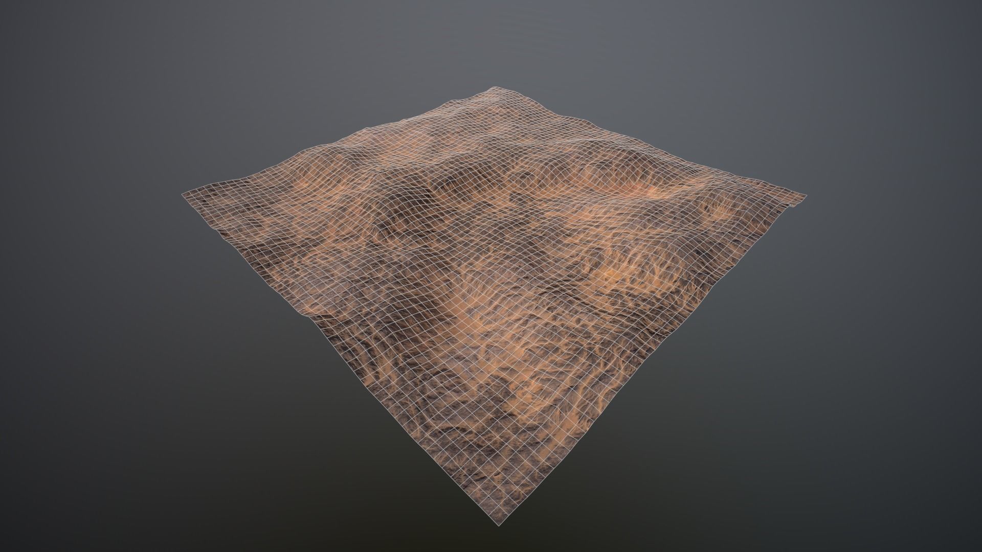 Arid Land PBR GameReady Low-poly 3D model_13