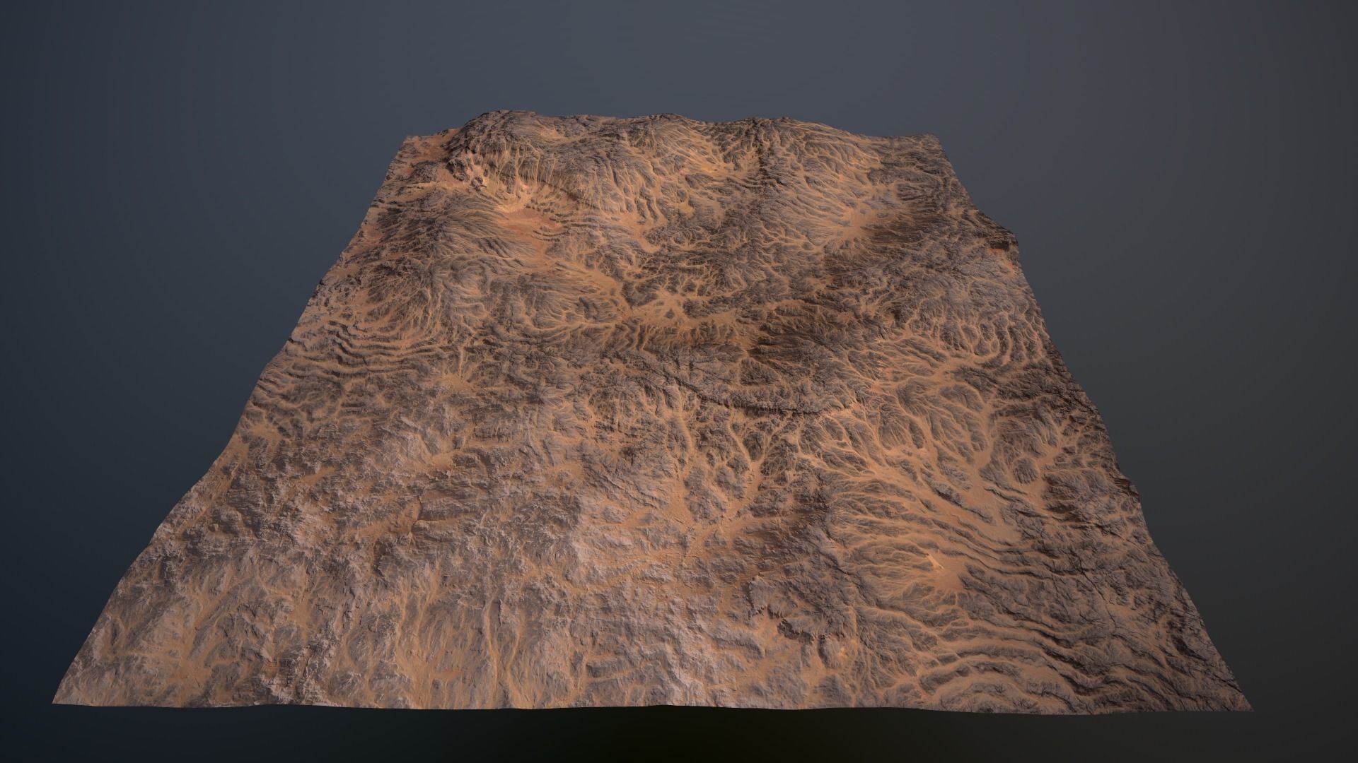 Arid Land PBR GameReady Low-poly 3D model_11