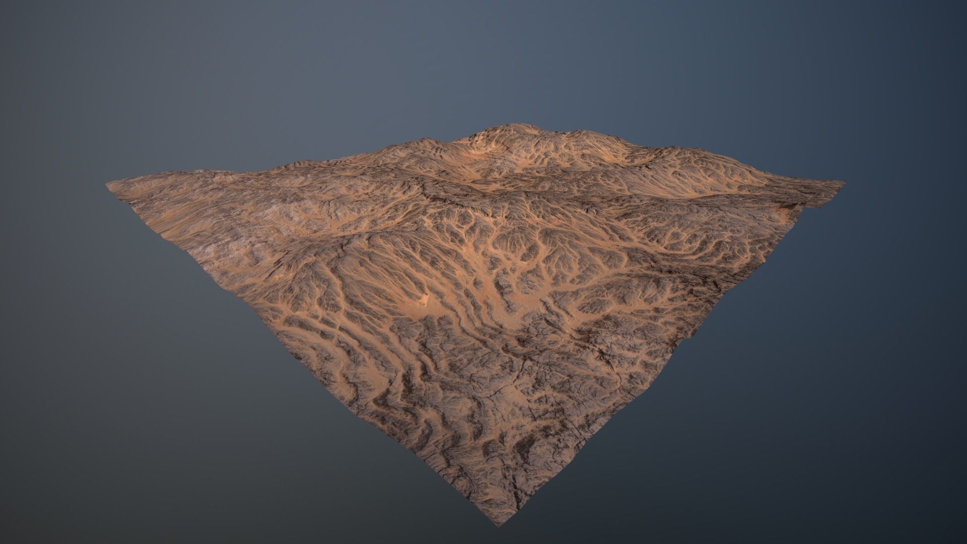 Arid Land PBR GameReady Low-poly 3D model_7