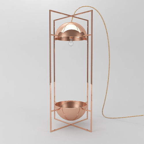 Exhibit light bowl 3D model_6