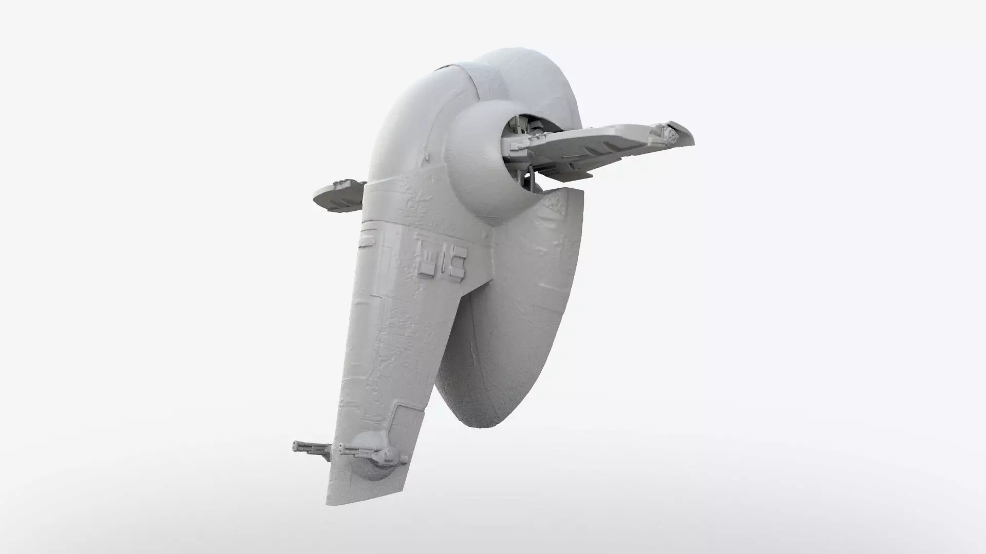 Slave One Spaceship 3D print model_0