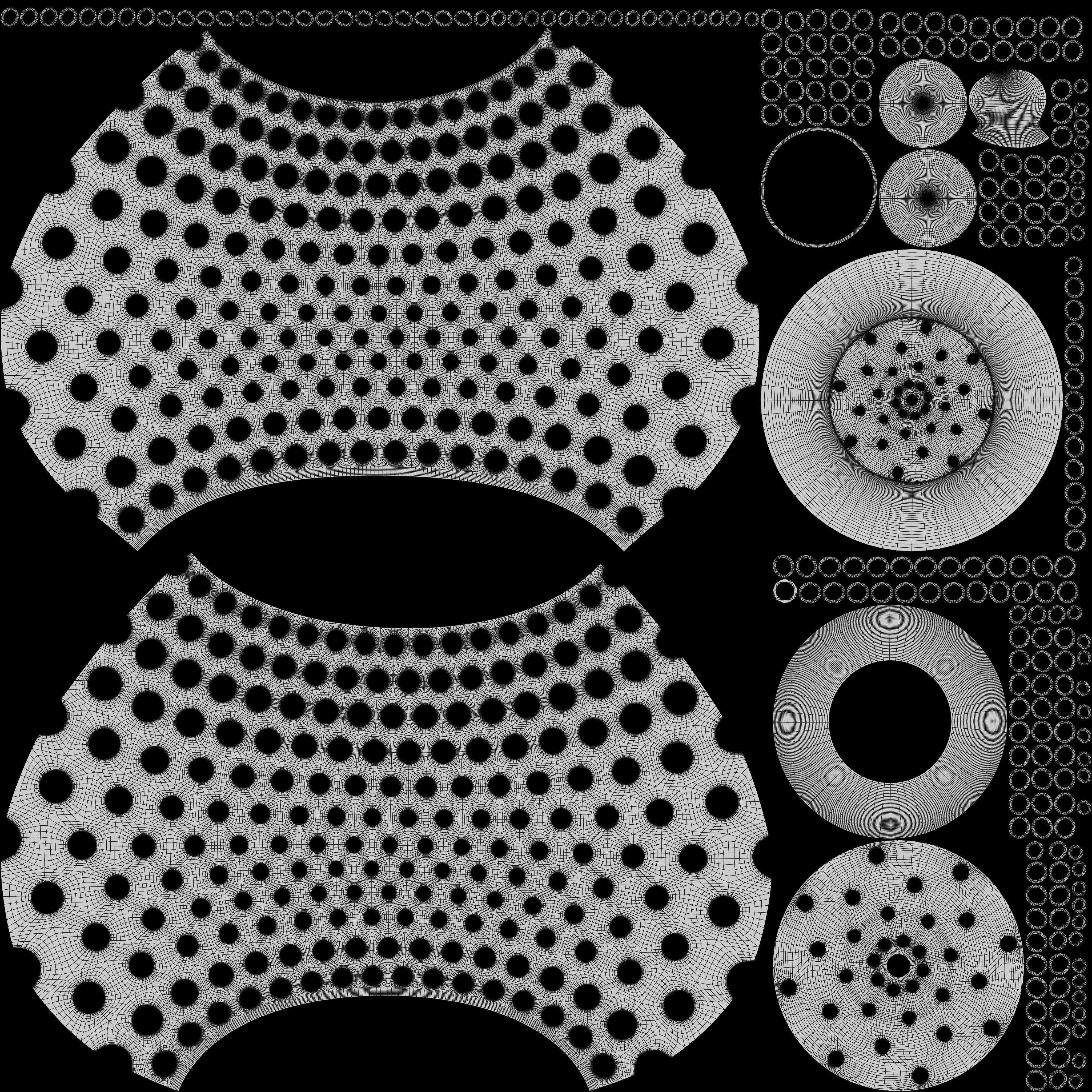 Arabic Pierced Ceramic Lantern 3D model_9