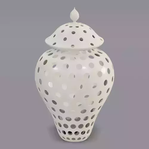 Arabic Pierced Ceramic Lantern