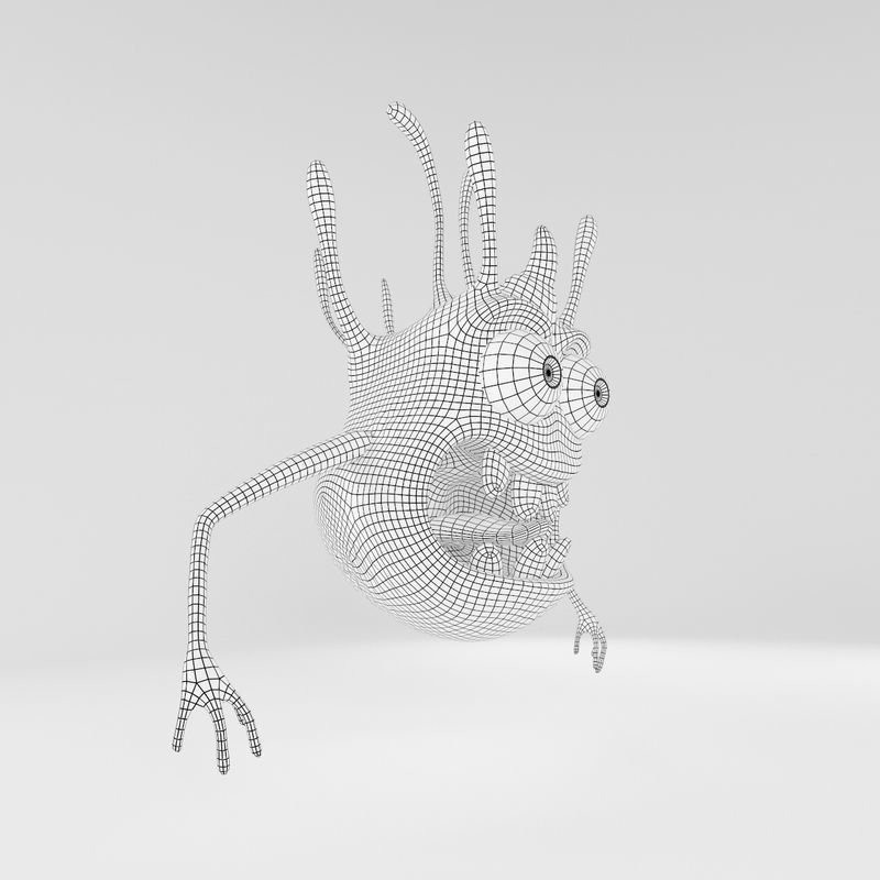 Green Monster 3D model_8