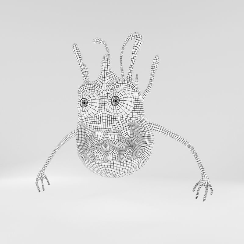 Green Monster 3D model_6