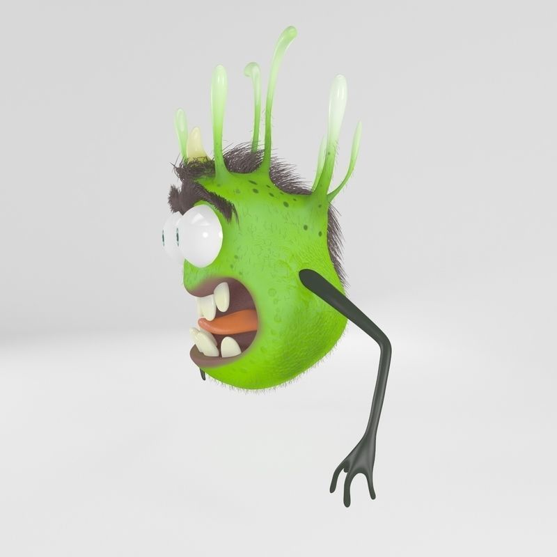 Green Monster 3D model_1