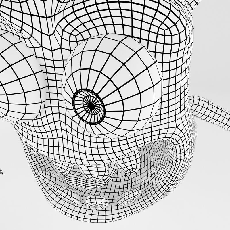 Green Monster 3D model_11