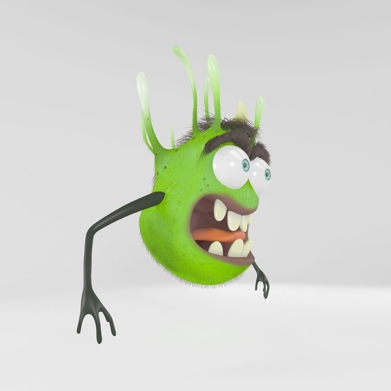 Green Monster 3D model_2