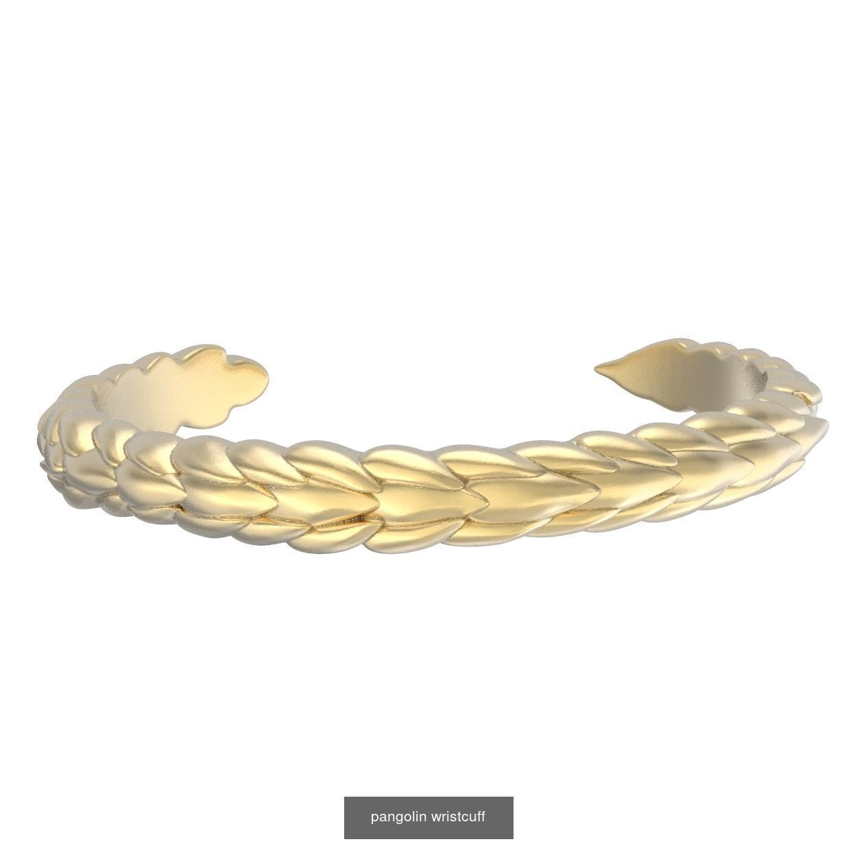 Pangolin set golden ball 3D Model Collection_2