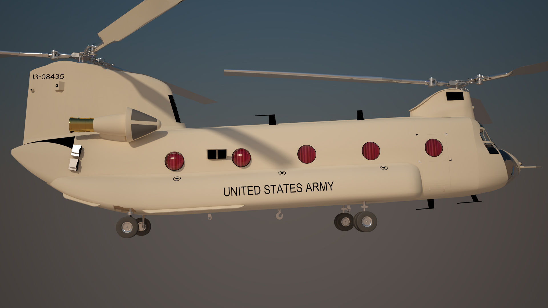 US Army Chinook CH 47 F 3D model_35