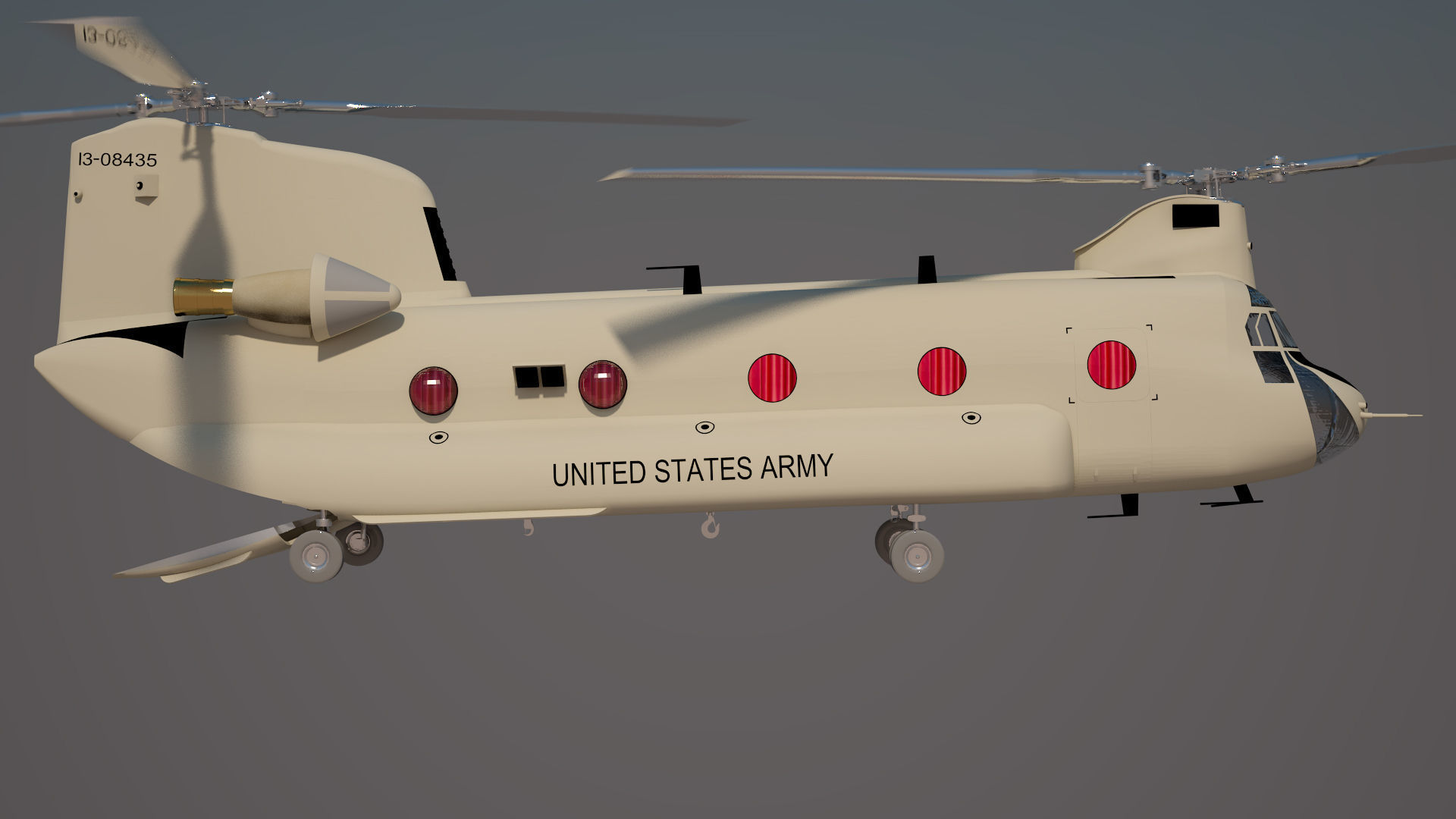 US Army Chinook CH 47 F 3D model_20
