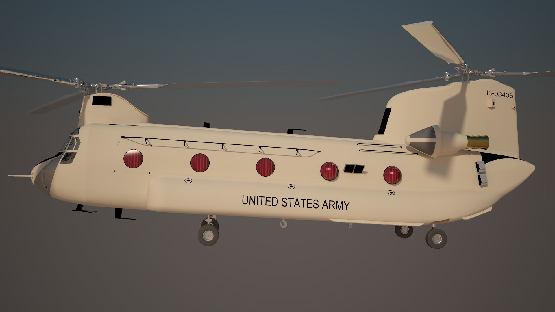 US Army Chinook CH 47 F 3D model_32