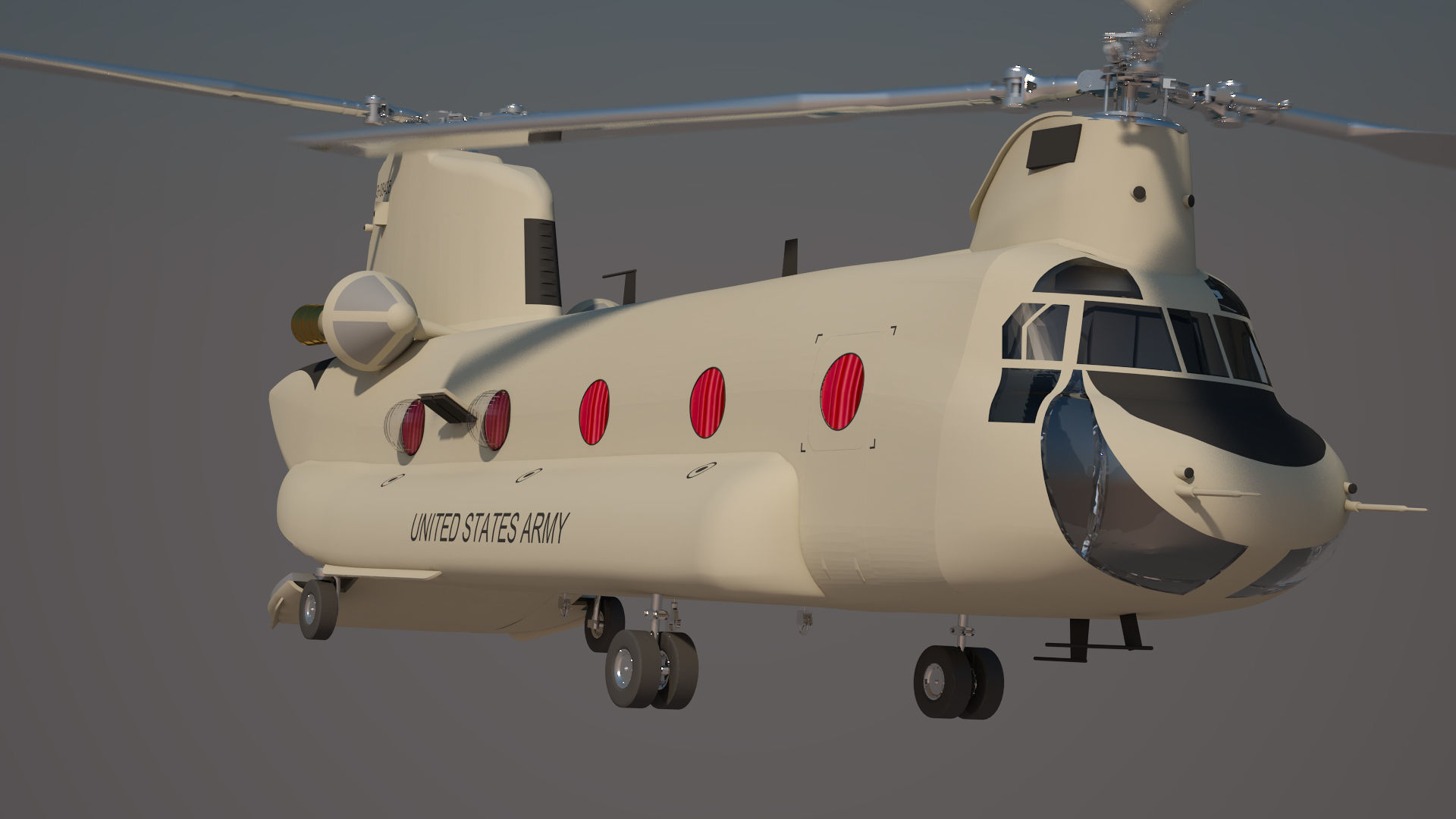 US Army Chinook CH 47 F 3D model_23