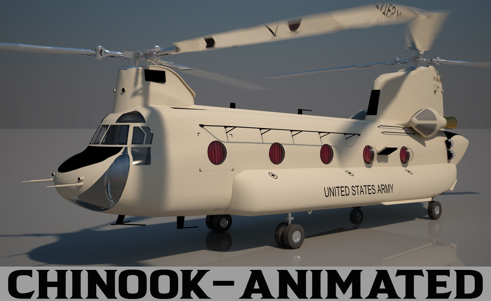 US Army Chinook CH 47 F 3D model_37