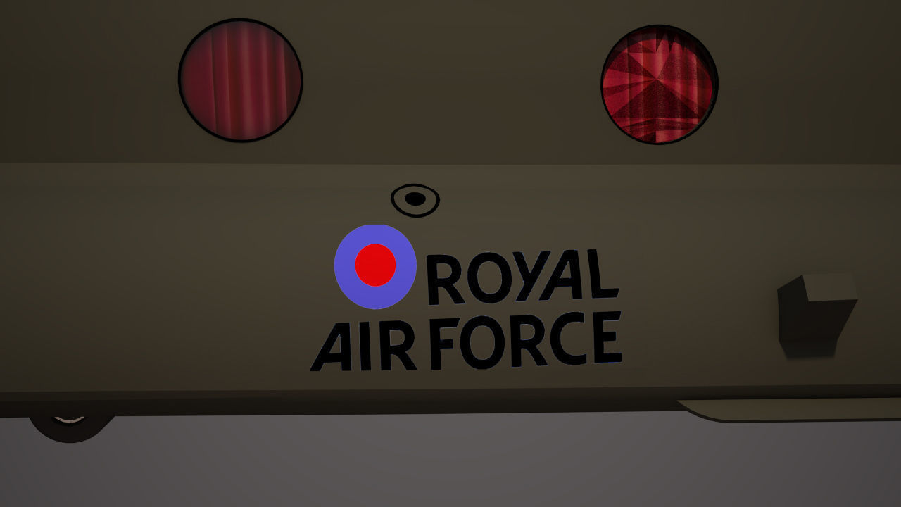 Royal Air force Chinook CH 47 3D model_26