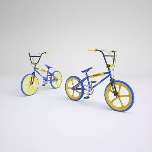 1980s Raleigh Burner BMX Bicycle 3D model