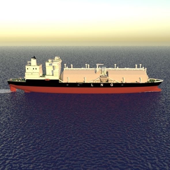 Tanker Ship 3D model_5