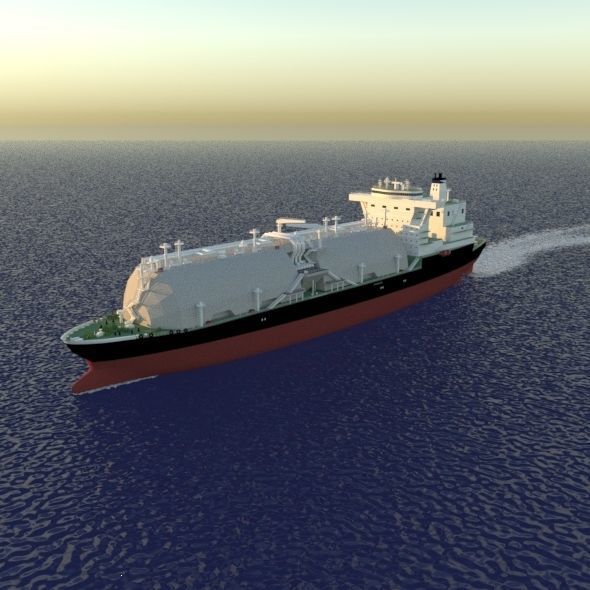 Tanker Ship 3D model_2