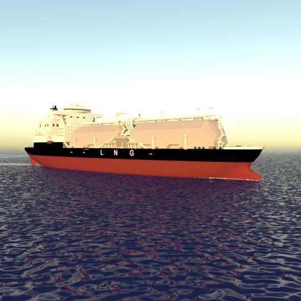 Tanker Ship 3D model_1