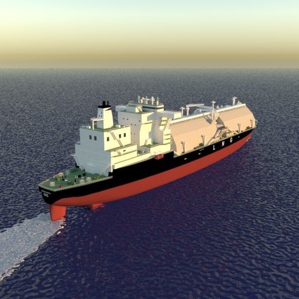 Tanker Ship 3D model_6