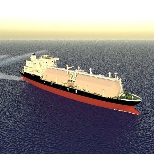 Tanker Ship 3D model